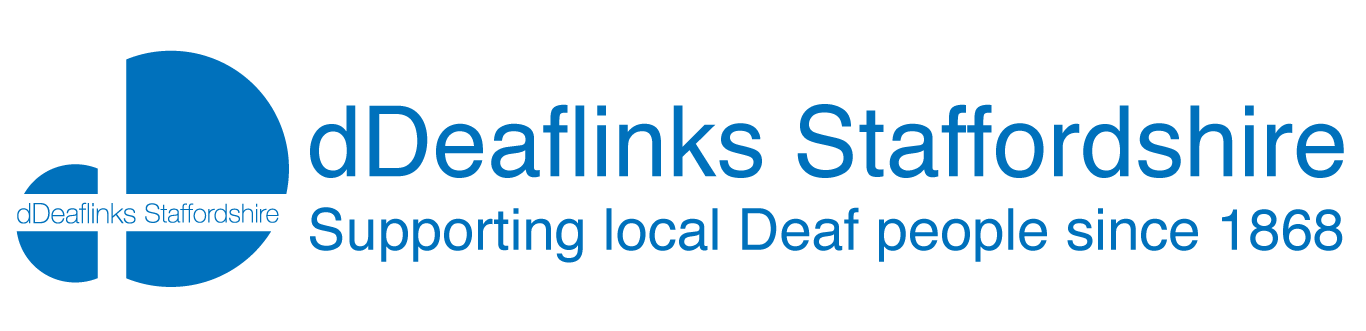 dDeaflinks Staffordshire Logo
